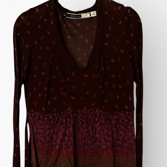 Sportmax Tops - Sportmax Burgundy and Pink Blouse